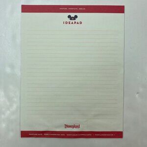 Disneyland Resort Ideapad Notepad Magical Brainstorming Inspire Innovate Dream